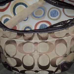 Authentic Coach cresent bag